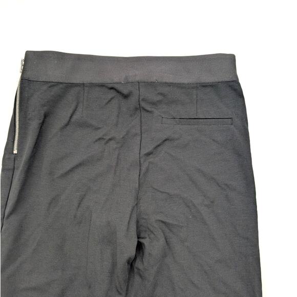 Everlane Women's Mid Rise Pull-On Trouser Pants Side Zipp Pockets Black Size 00 - Picture 6 of 11